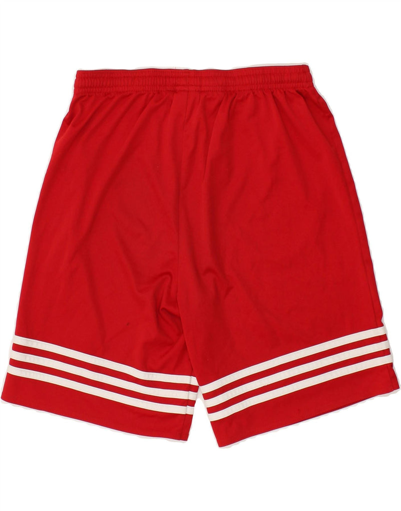 ADIDAS Boys Climalite Sport Shorts 13-14 Years CL Red Polyester | Vintage Adidas | Thrift | Second-Hand Adidas | Used Clothing | Messina Hembry 