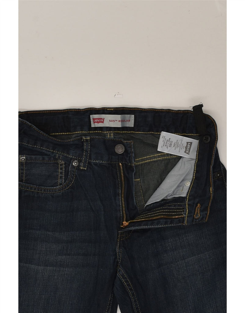 LEVI'S Boys 505 Regular Fit Straight Jeans 11-12 Years W26 L26 Blue Cotton | Vintage Levi's | Thrift | Second-Hand Levi's | Used Clothing | Messina Hembry 