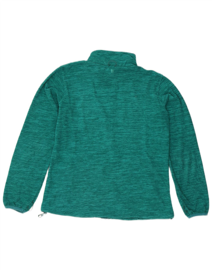 Mountain Warehouse Womens Liner Fleece Jacket UK 10 Small Green Flecked