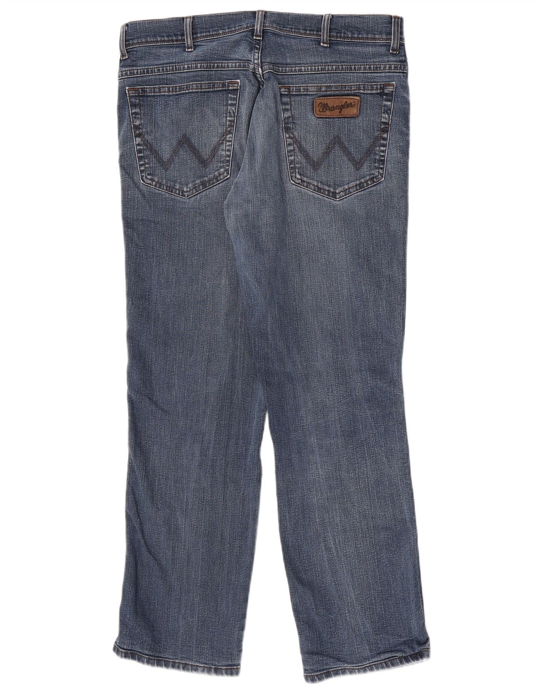 Wrangler Mens Texas Straight Jeans W34 L30 Blue Cotton