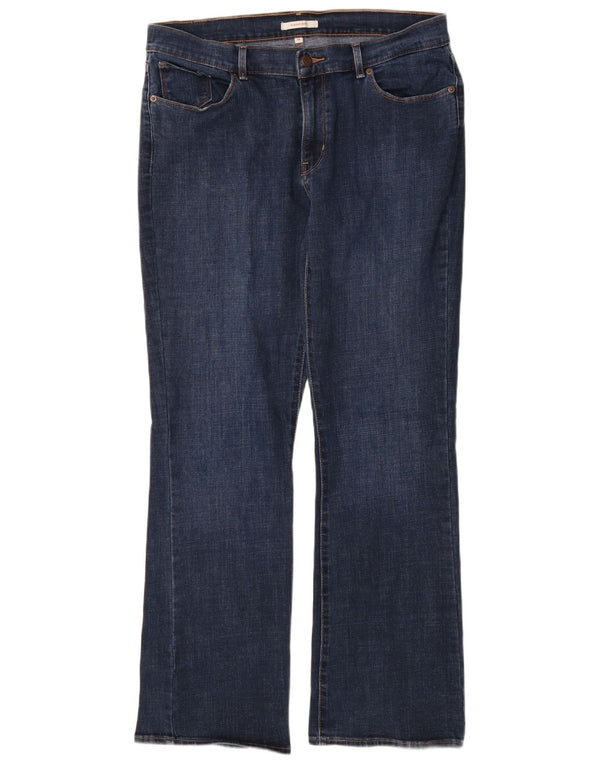 Levi's Womens Classic Fit Bootcut Jeans US 14 XL W32 L32 Navy Blue Cotton