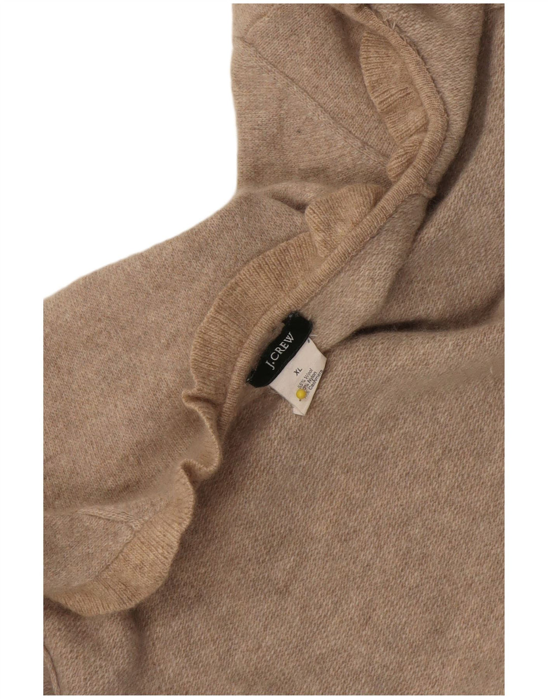 J. Crew Womens Cardigan Sweater UK 18 XL Beige Wool