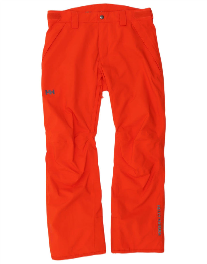 Helly Hansen Mens Ski Trousers Medium  Red Polyester