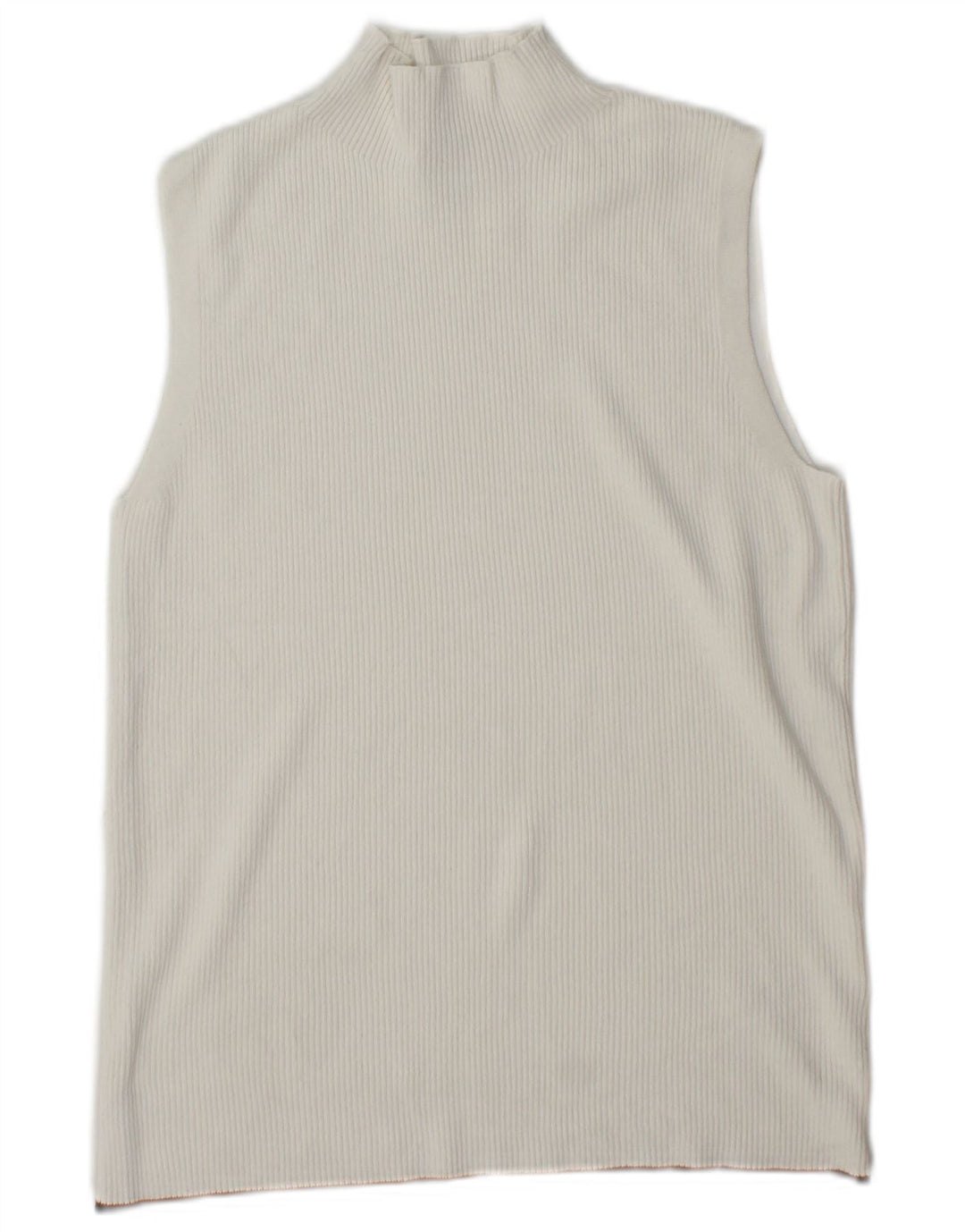 Marks & Spencer Womens Vest Top UK 14 Large White Viscose