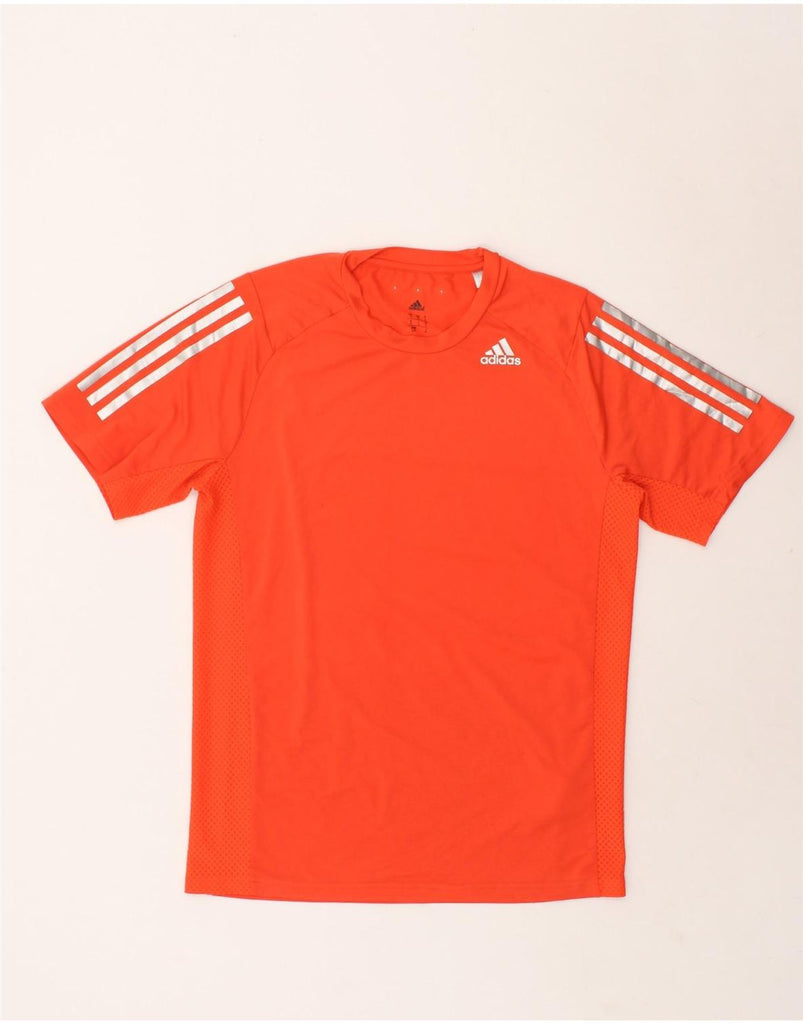 ADIDAS Mens Climacool T-Shirt Top Small Red Polyester | Vintage Adidas | Thrift | Second-Hand Adidas | Used Clothing | Messina Hembry 