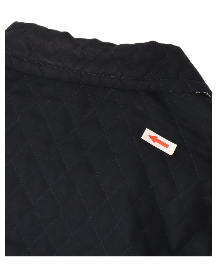 Armata Di Mare Womens Quilted Jacket IT 42 Medium Navy Blue