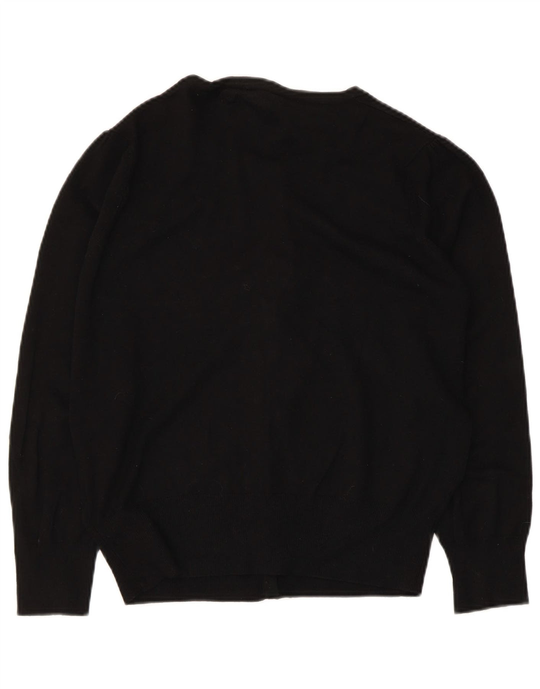 Marks & Spencer Womens Cardigan Sweater UK 14 Medium Black Viscose