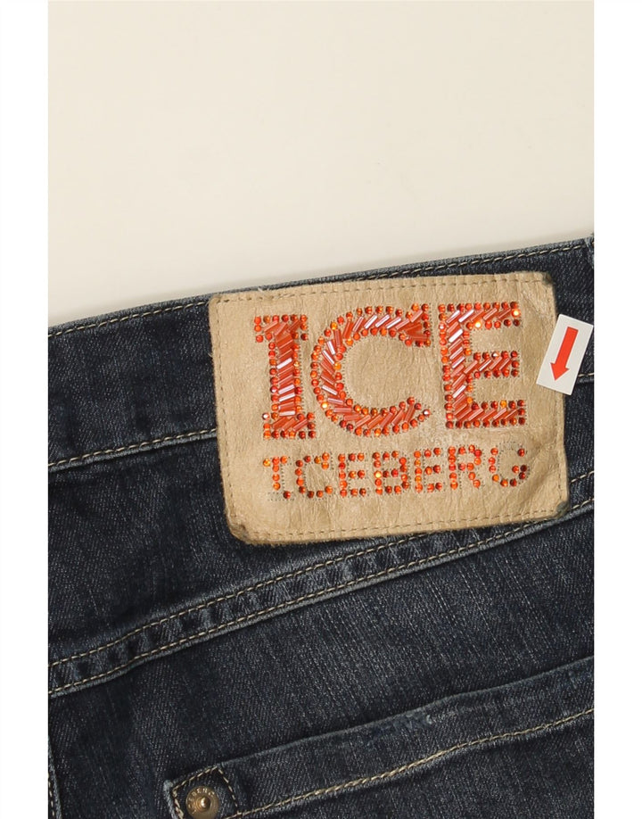 ICEBERG Womens Straight Jeans W30 L28 Blue Cotton Vintage Iceberg and Second-Hand Iceberg from Messina Hembry 