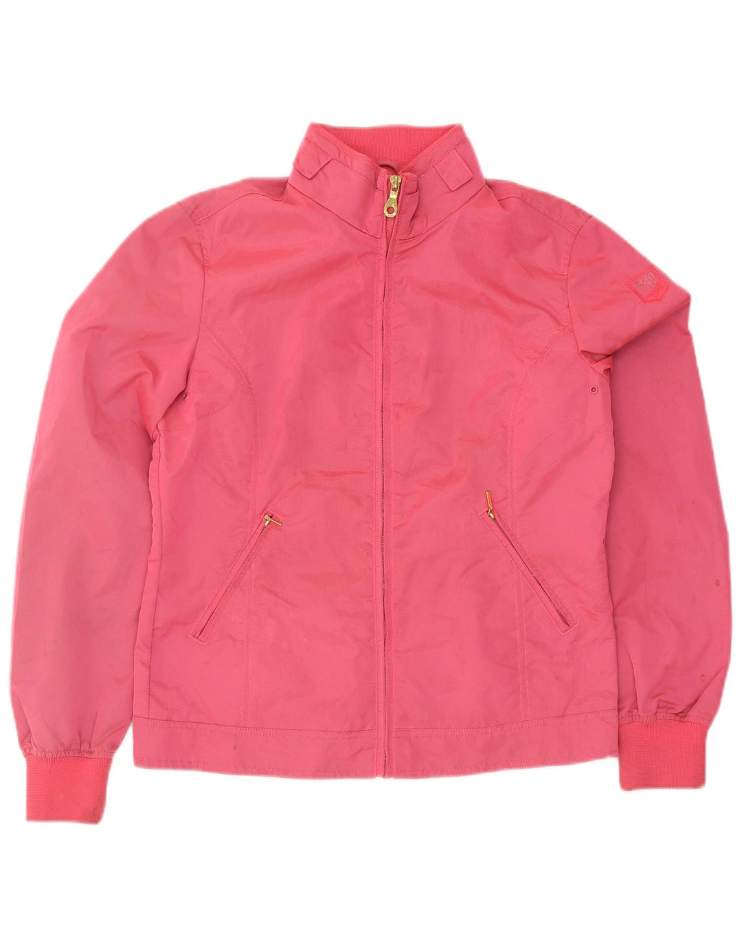 Playlife Womens Bomber Jacket UK 16 Large Pink Polyamide