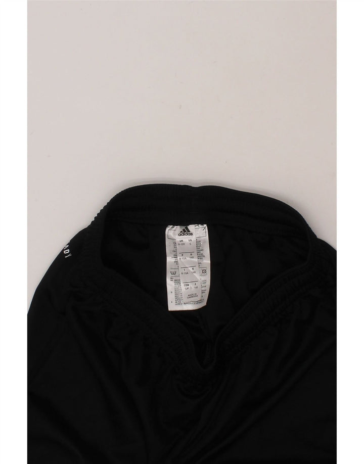 ADIDAS Boys Aeroready Sport Shorts 9-10 Years  Black Polyester Vintage Adidas and Second-Hand Adidas from Messina Hembry 