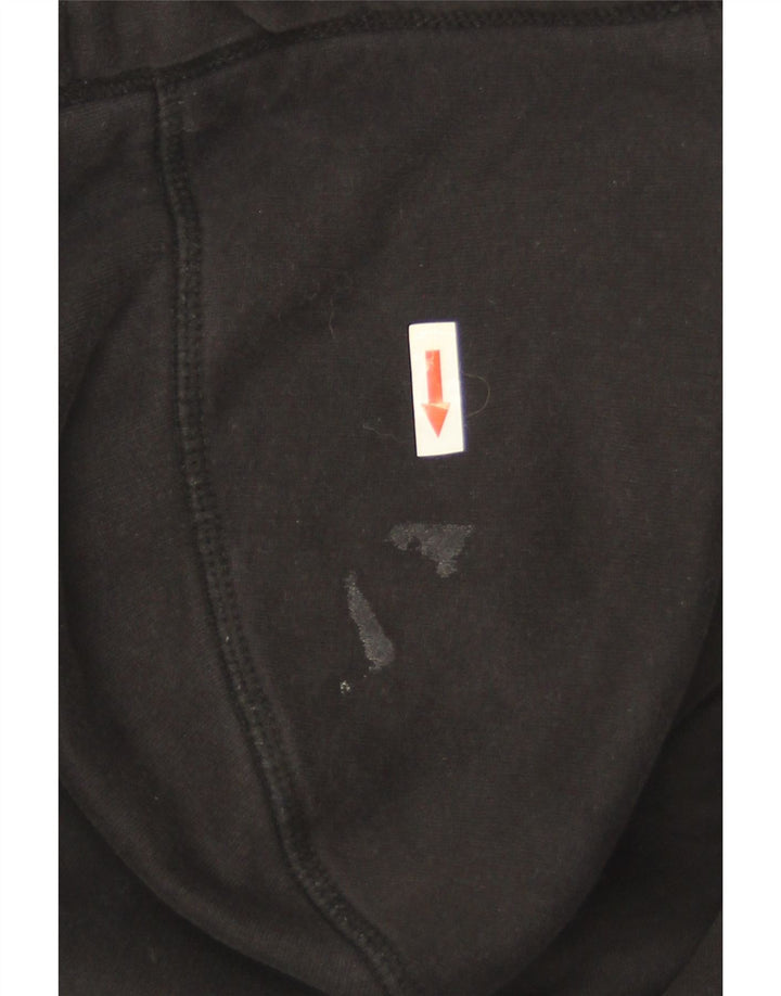Superdry Mens Zip Hoodie Sweater Medium Black Cotton