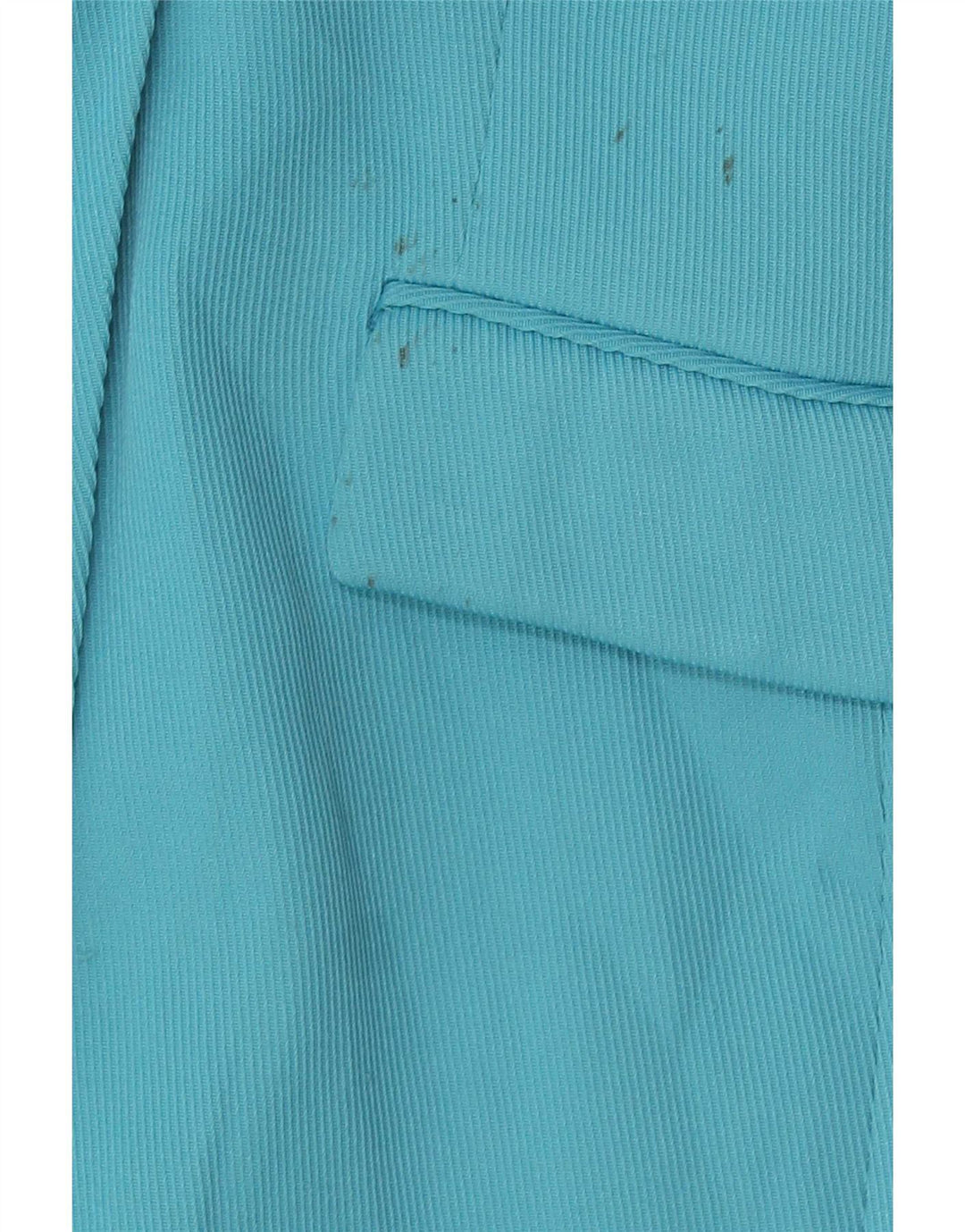 Zara Womens Double Breasted Blazer Jacket UK 10 Small Blue Polyester