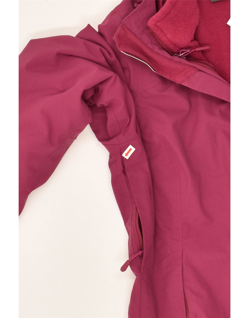 JACK WOLFSKIN Womens 3 In 1 Hooded Windbreaker Jacket UK 8/10 Small Pink | Vintage Jack Wolfskin | Thrift | Second-Hand Jack Wolfskin | Used Clothing | Messina Hembry 