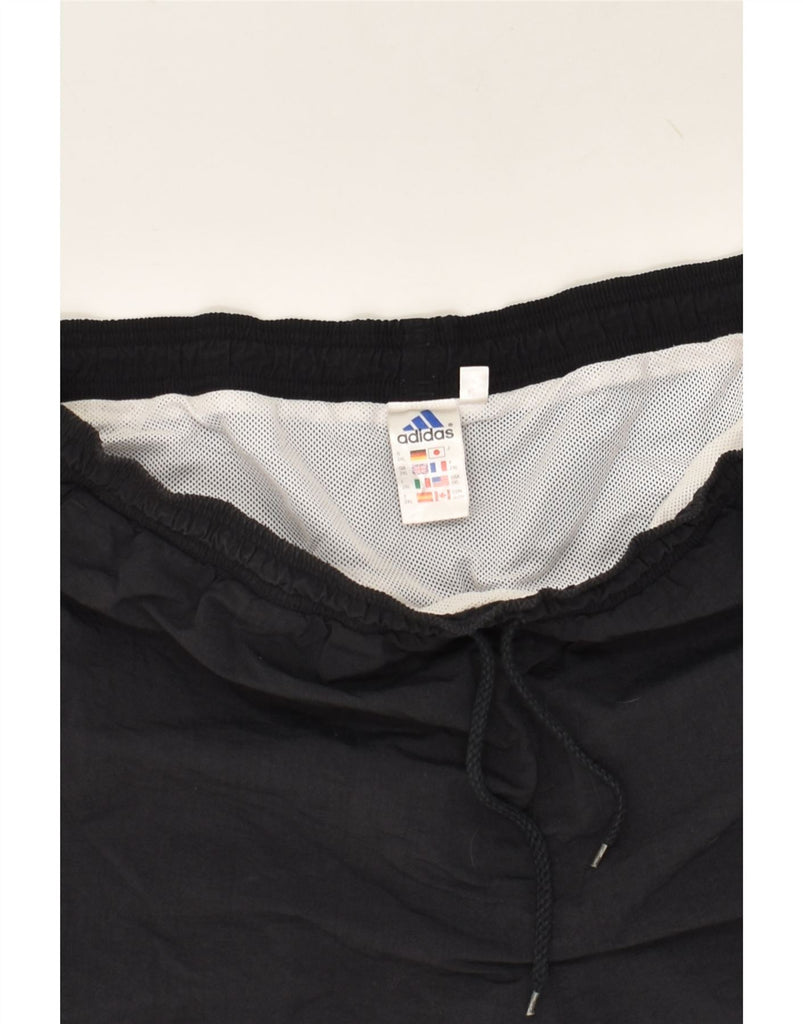 ADIDAS Mens Sport Shorts 2XL Black Polyester | Vintage Adidas | Thrift | Second-Hand Adidas | Used Clothing | Messina Hembry 