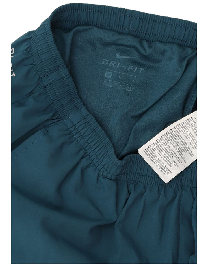 Nike Mens Dri Fit Graphic Sport Shorts Medium  Blue Colourblock Polyester