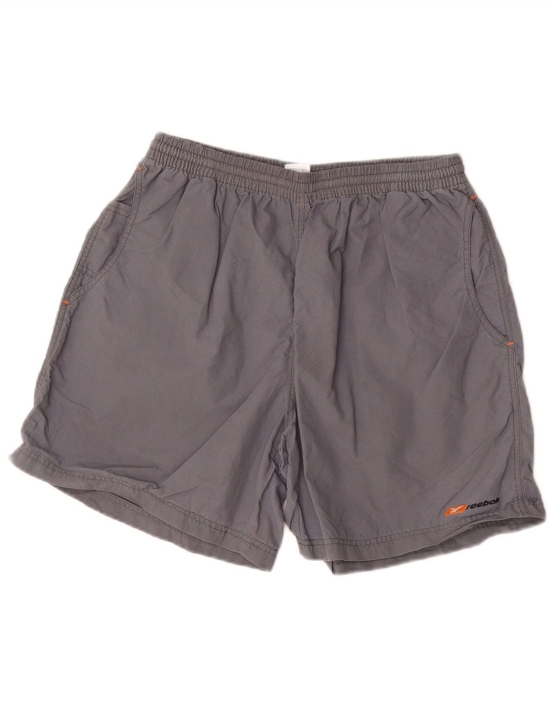 Reebok Mens Sport Shorts Medium Grey Nylon