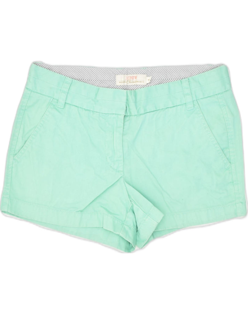 J. CREW Womens Casual Shorts W32 Large Green Cotton | Vintage | Thrift | Second-Hand | Used Clothing | Messina Hembry 