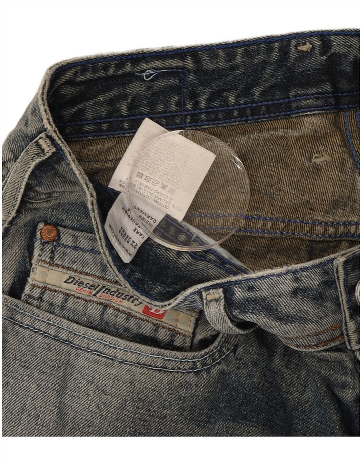 Diesel Womens Flared Jeans W30 L34 Blue Cotton