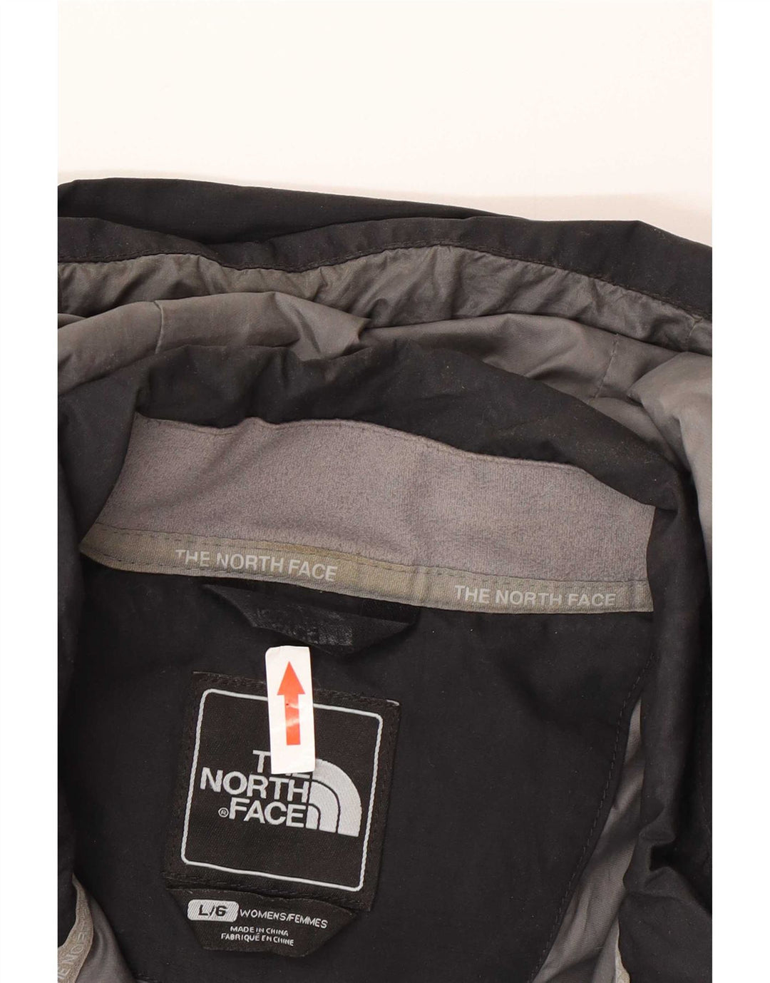 The North Face Womens Hooded Waterproof Jacket UK 16 Large Black