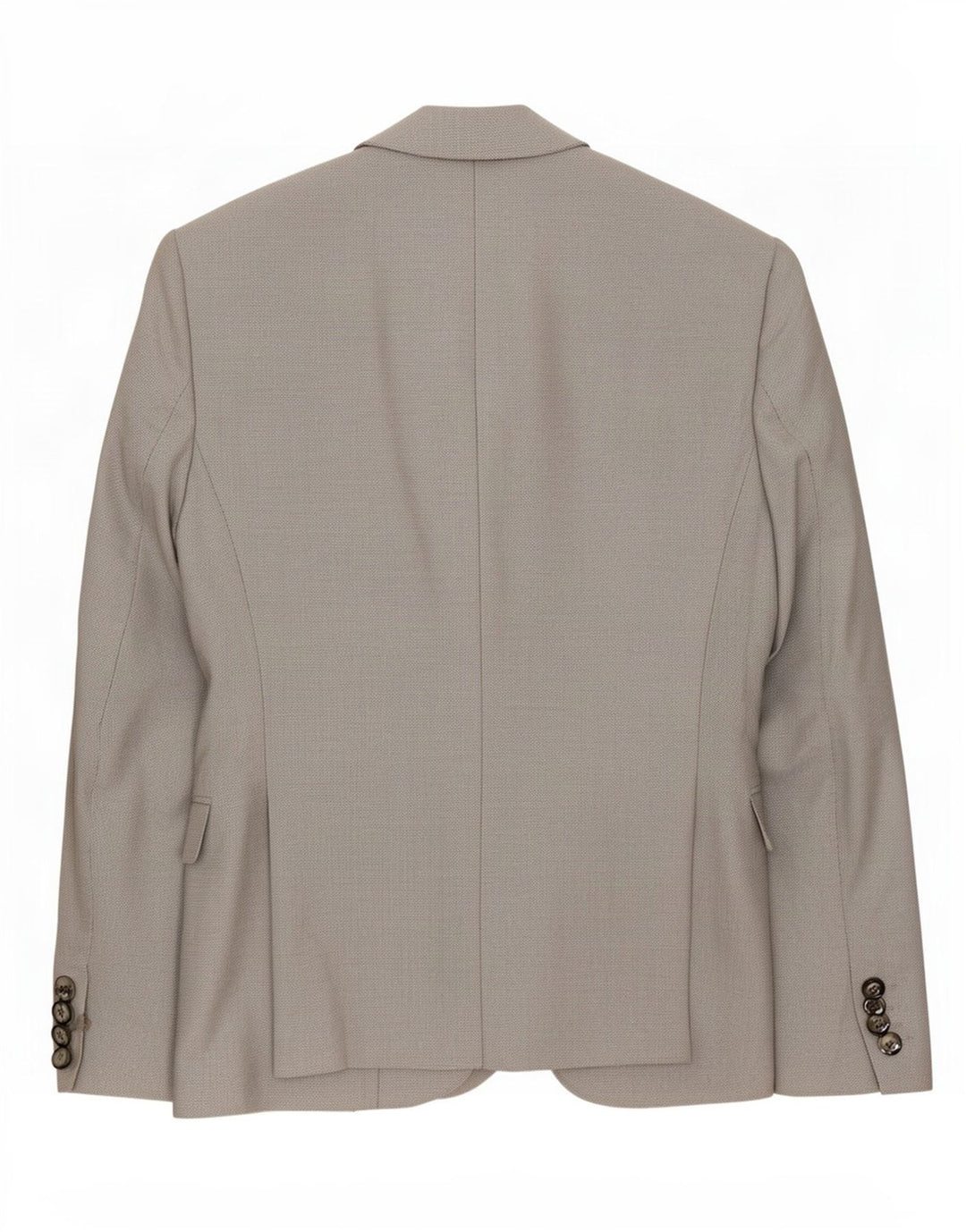 Zara Mens Tailored 2 Button Blazer Jacket EU 46 Small Grey Polyester