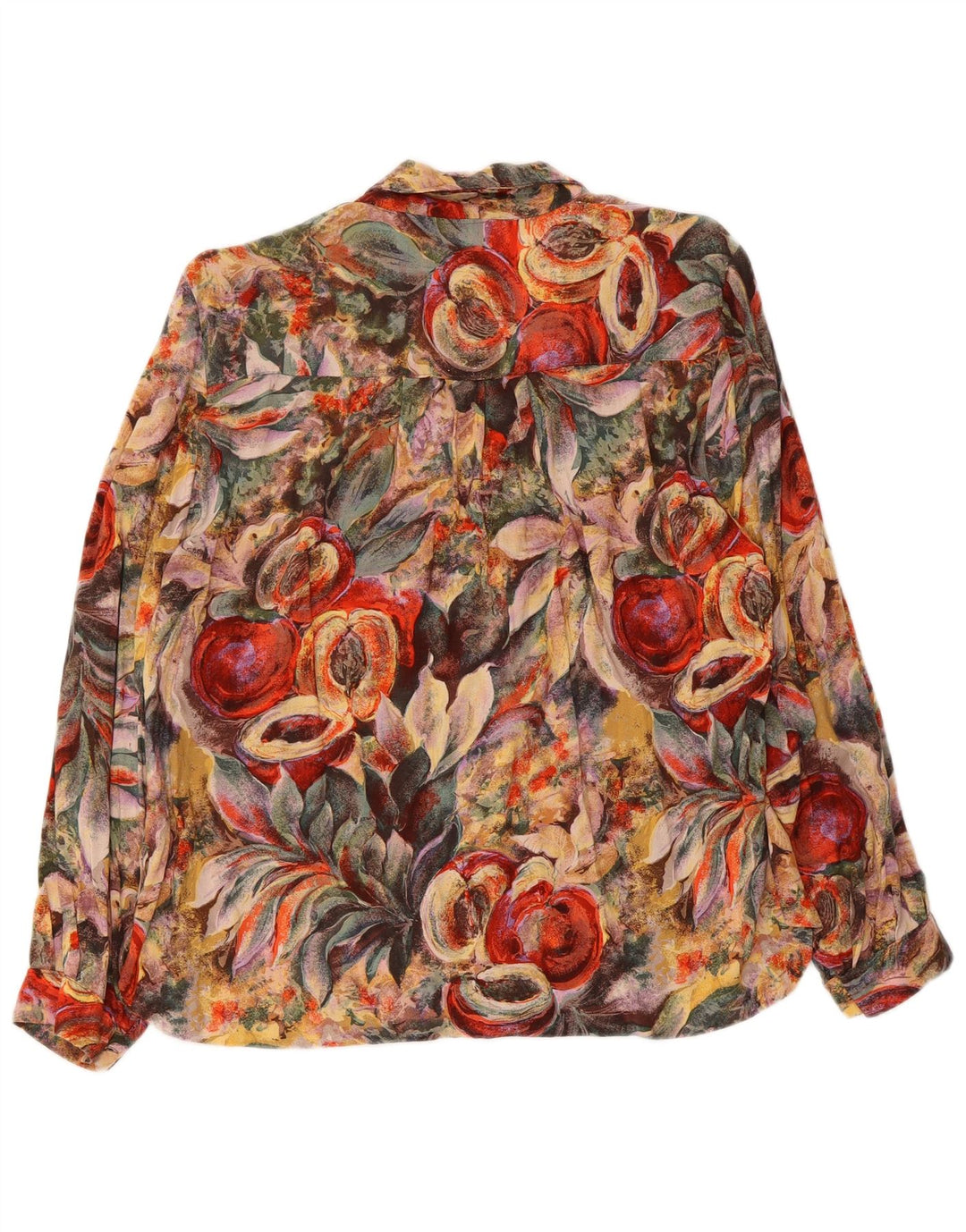 Vintage Womens Shirt Blouse UK 16 Large Multicoloured Floral