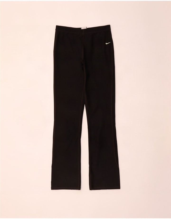 Nike Womens Tracksuit Trousers UK 10/12 Medium Black Polyester