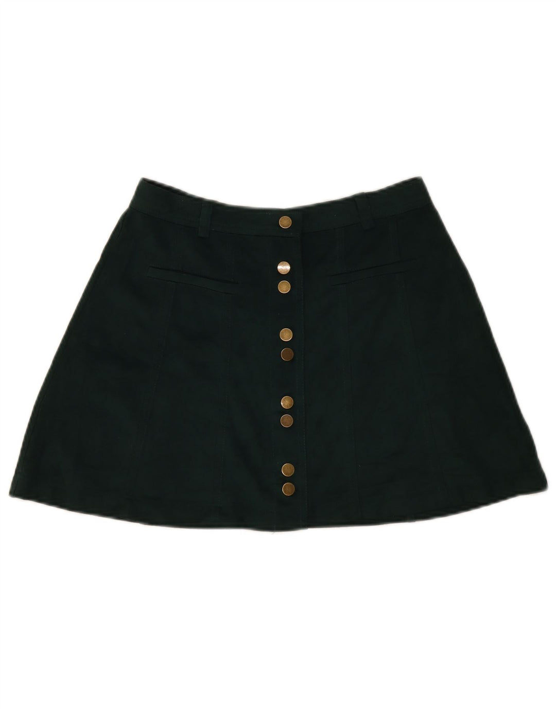 Zara Womens Trafaluc Mini Skirt Small W26 Green