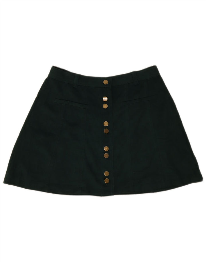 Zara Womens Trafaluc Mini Skirt Small W26 Green
