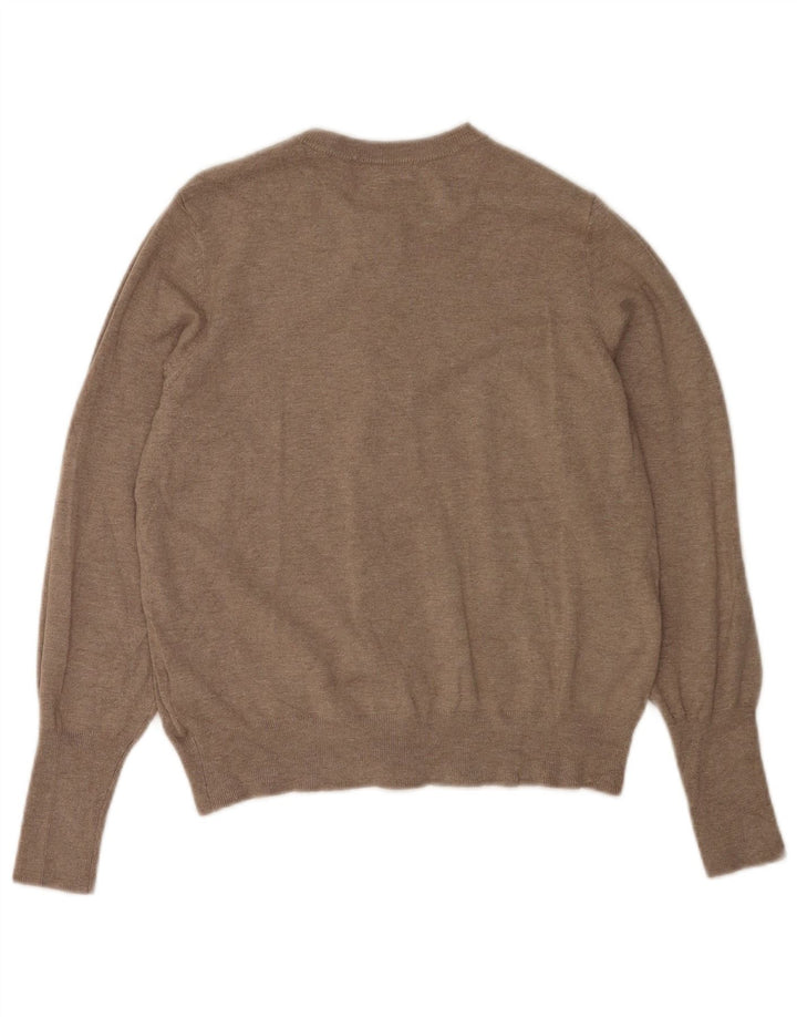 Marks & Spencer Womens Cardigan Sweater UK 14 Medium Grey Viscose