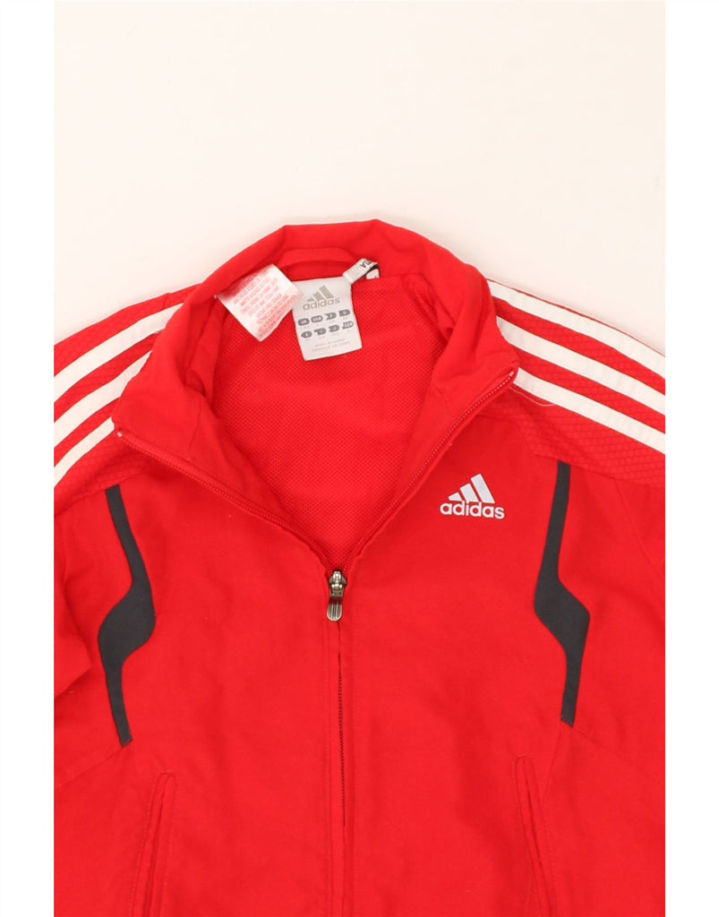 ADIDAS Boys Tracksuit Top Jacket 5-6 Years Orange Polyester | Vintage Adidas | Thrift | Second-Hand Adidas | Used Clothing | Messina Hembry 