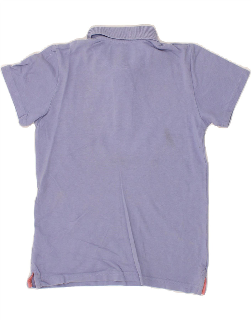 LYLE & SCOTT Boys Polo Shirt 7-8 Years Purple Cotton Vintage Lyle & Scott and Second-Hand Lyle & Scott from Messina Hembry 