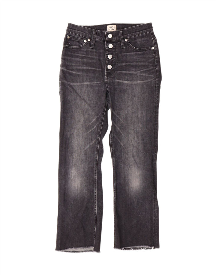 J. CREW Womens Cropped Jeans W25 L25 Black Cotton Vintage J. Crew and Second-Hand J. Crew from Messina Hembry 