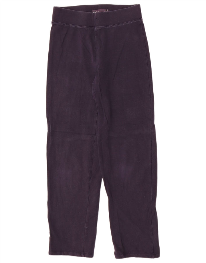 MARKS & SPENCER Womens Tracksuit Trousers UK 6 XS Navy Blue