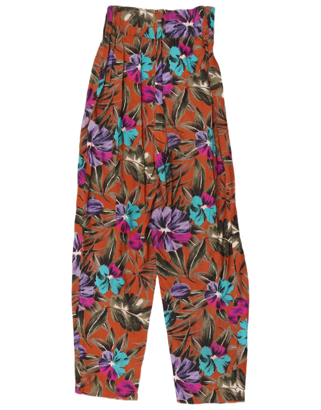 Vintage Womens Harem Trousers W25 L29 Multicoloured Floral