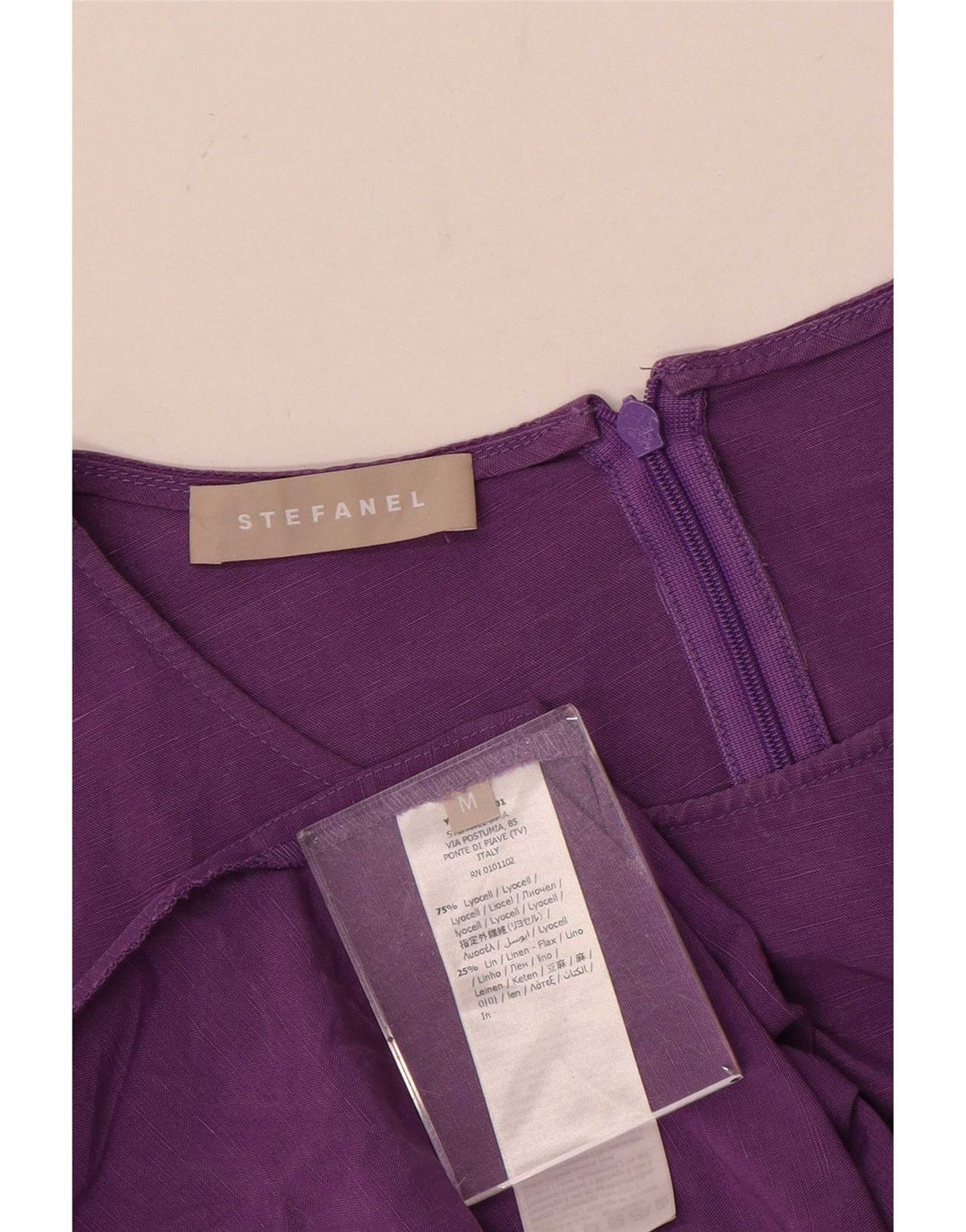 Stefanel Womens Oversized Maxi Dress UK 14 Medium Purple Lyocell