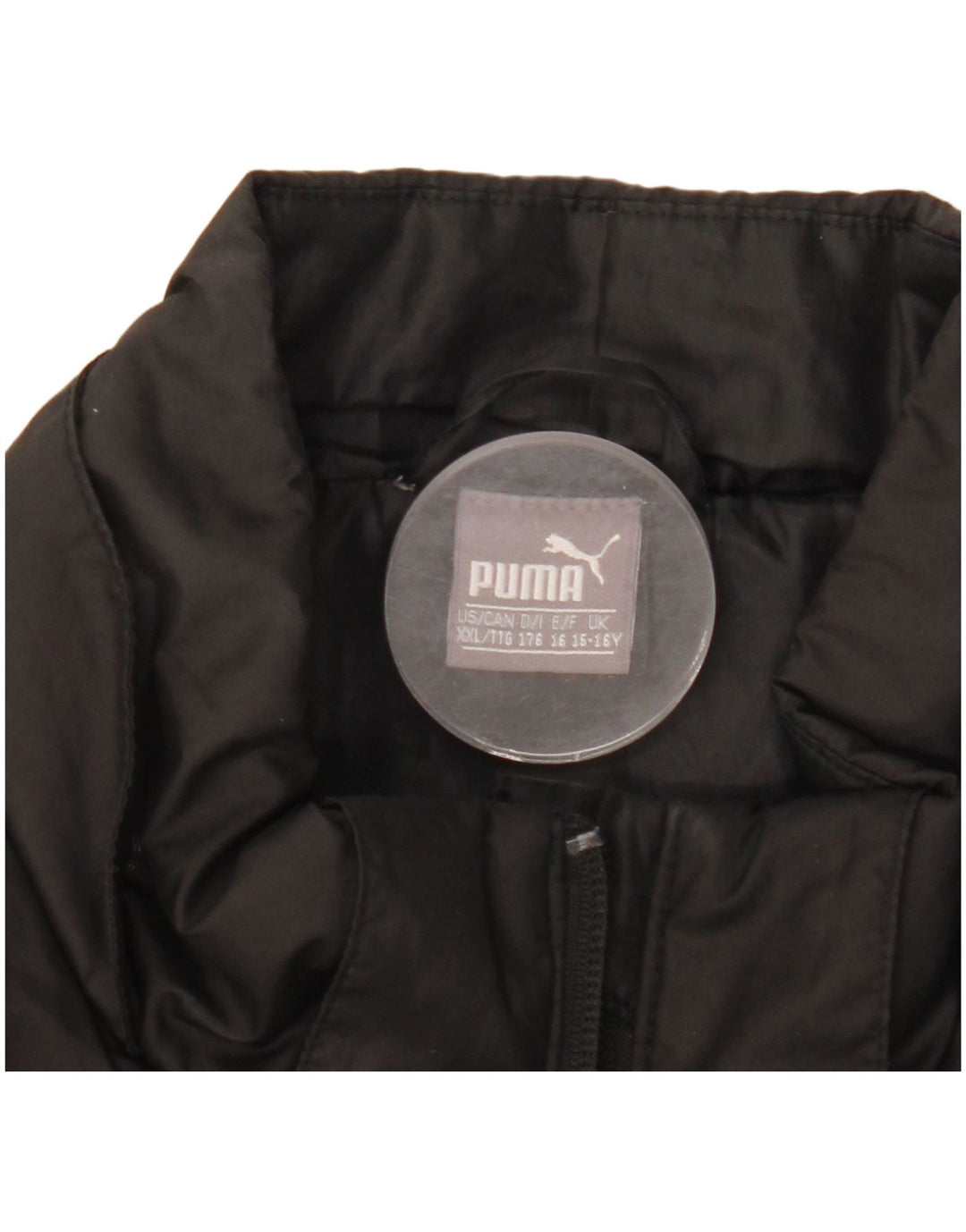 Puma Boys Padded Jacket 15-16 Years 2XL Black