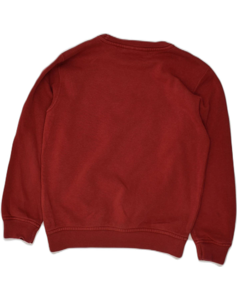 CHAMPION Boys Graphic Sweatshirt Jumper 7-8 Years Small  Burgundy Cotton | Vintage Champion | Thrift | Second-Hand Champion | Used Clothing | Messina Hembry 