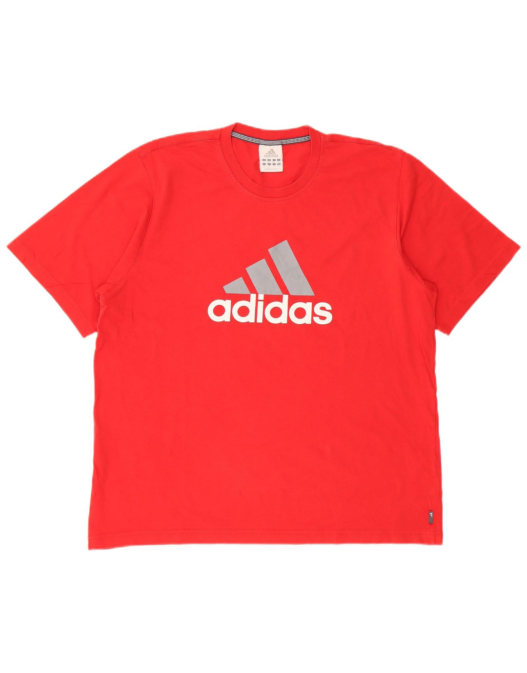 Adidas Mens Graphic T-Shirt Top XL Red Cotton