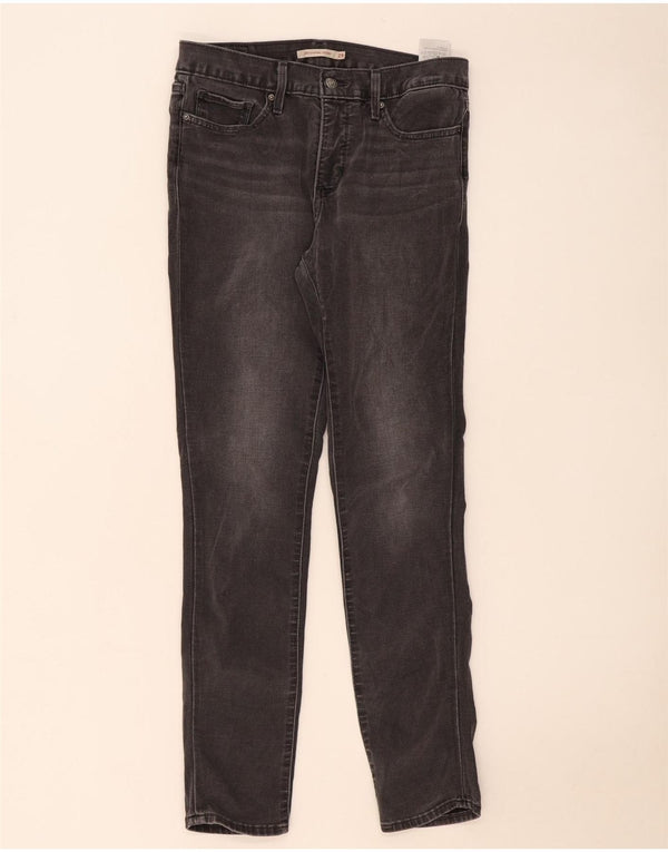 Levi's Womens 311 Shaping Skinny Jeans W29 L32 Black Cotton