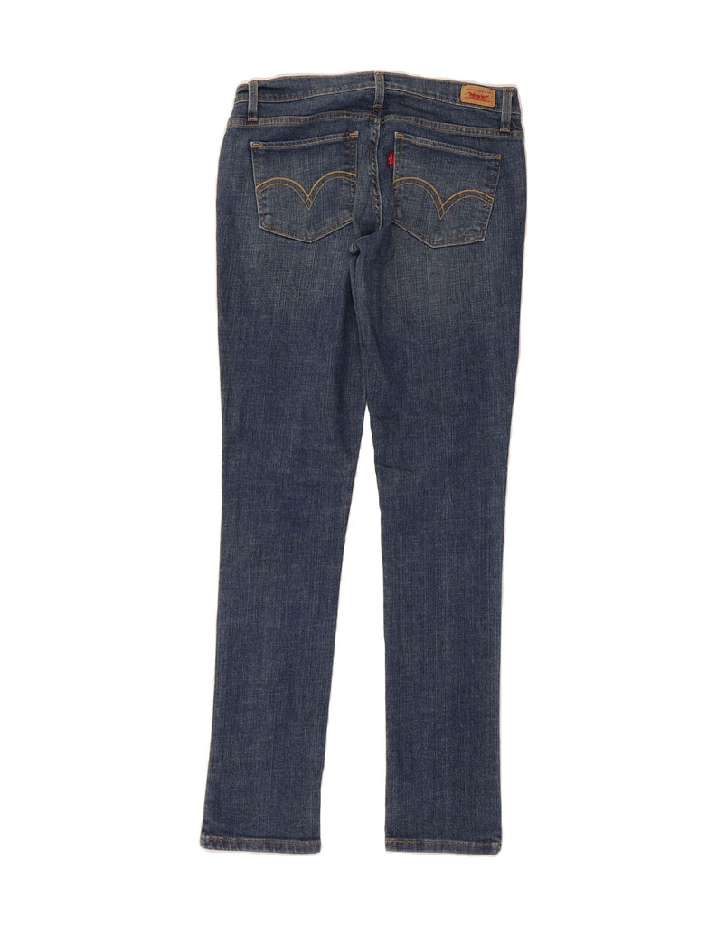 LEVI'S Womens 524 Super Low Slim Jeans US 11 Large W32 L33 Blue Cotton Vintage Levi's and Second-Hand Levi's from Messina Hembry 