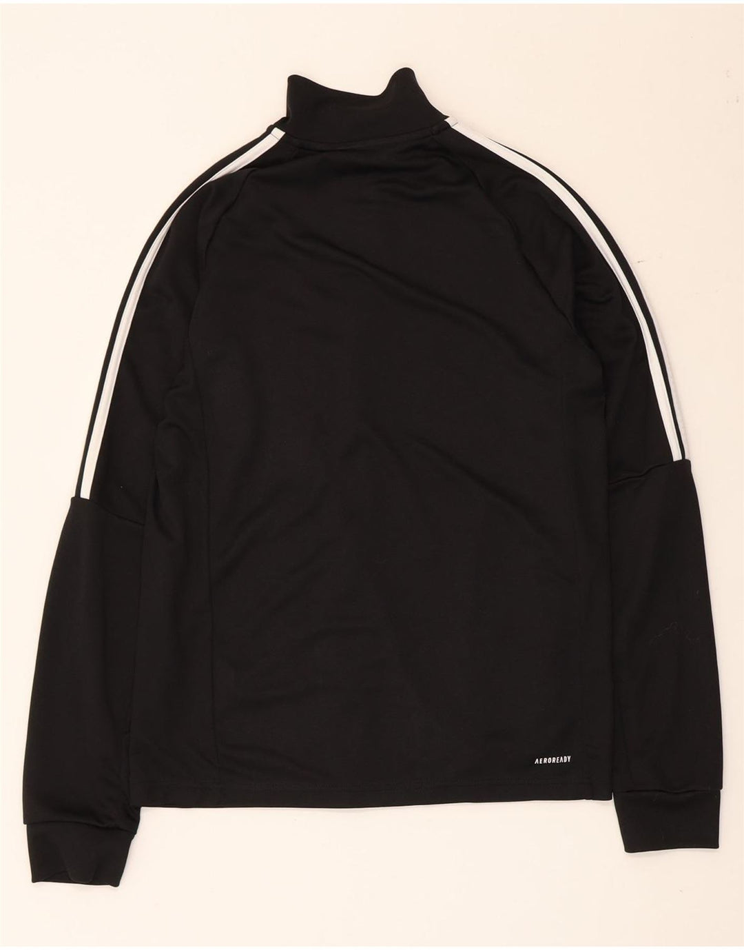 Adidas Mens Aeroready Tracksuit Top Jacket UK 38/40 Medium Black Polyester