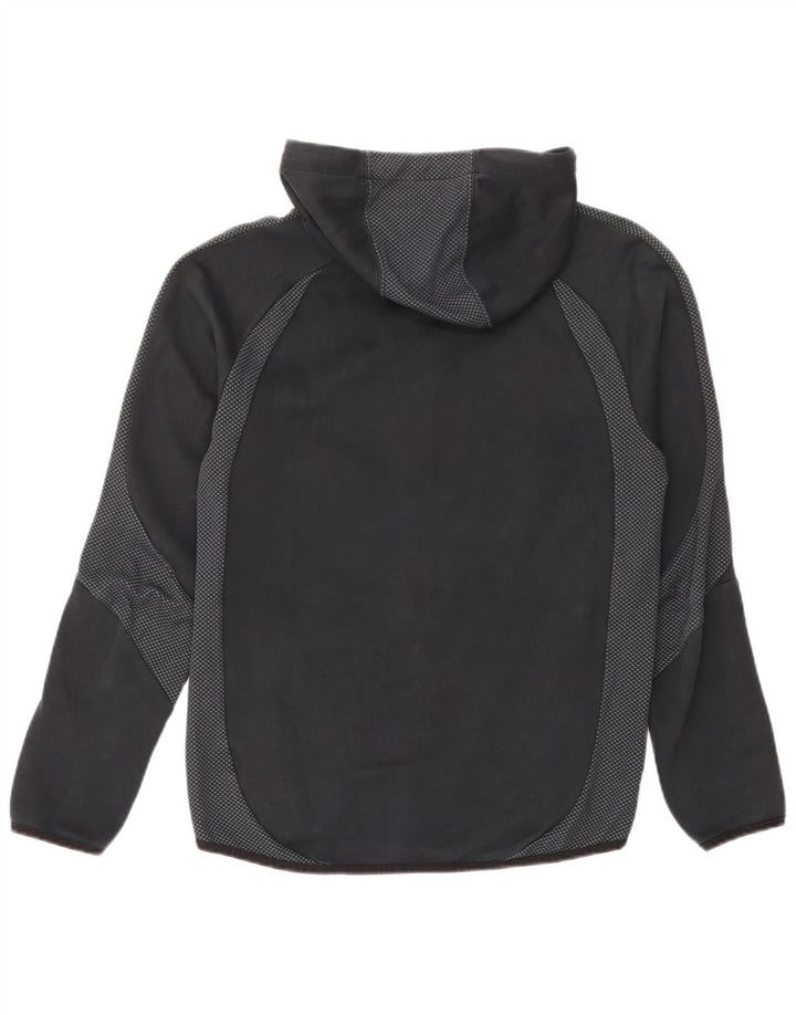 Puma Mens Zip Hoodie Sweater Medium Black Spotted Cotton