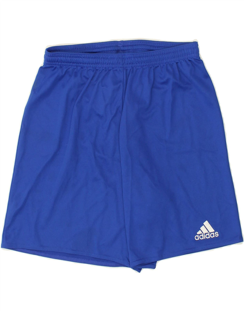 ADIDAS Mens Climalite Sport Shorts Medium Blue Polyester | Vintage Adidas | Thrift | Second-Hand Adidas | Used Clothing | Messina Hembry 