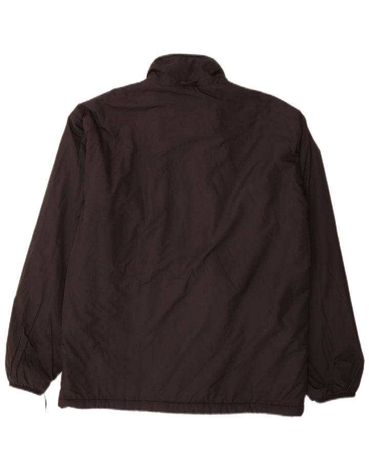 Jack Wolfskin Mens Windbreaker Jacket UK 36/38 Medium Black Polyester