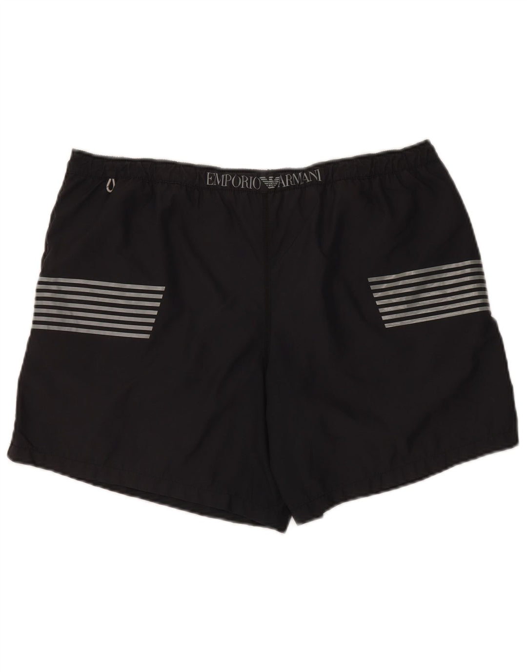 EMPORIO ARMANI Mens Sport Shorts Large  Black Polyamide