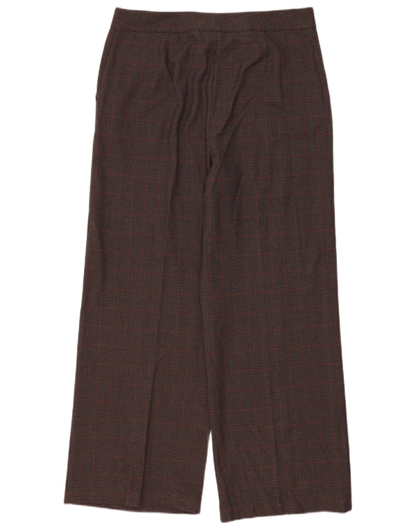 Marks & Spencer Womens Casual Trousers UK 16 Large W36 L31 Brown