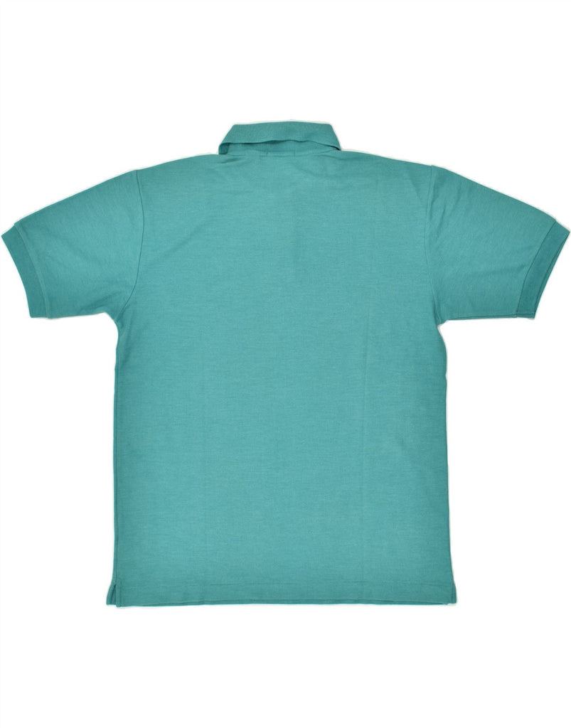 FILA Mens Polo Shirt Medium Turquoise Cotton | Vintage Fila | Thrift | Second-Hand Fila | Used Clothing | Messina Hembry 