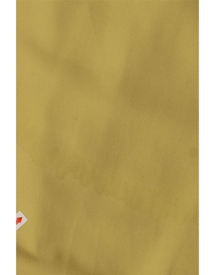 Carlo Comberti Womens Double Breasted Bomber Jacket IT 44 Medium Yellow