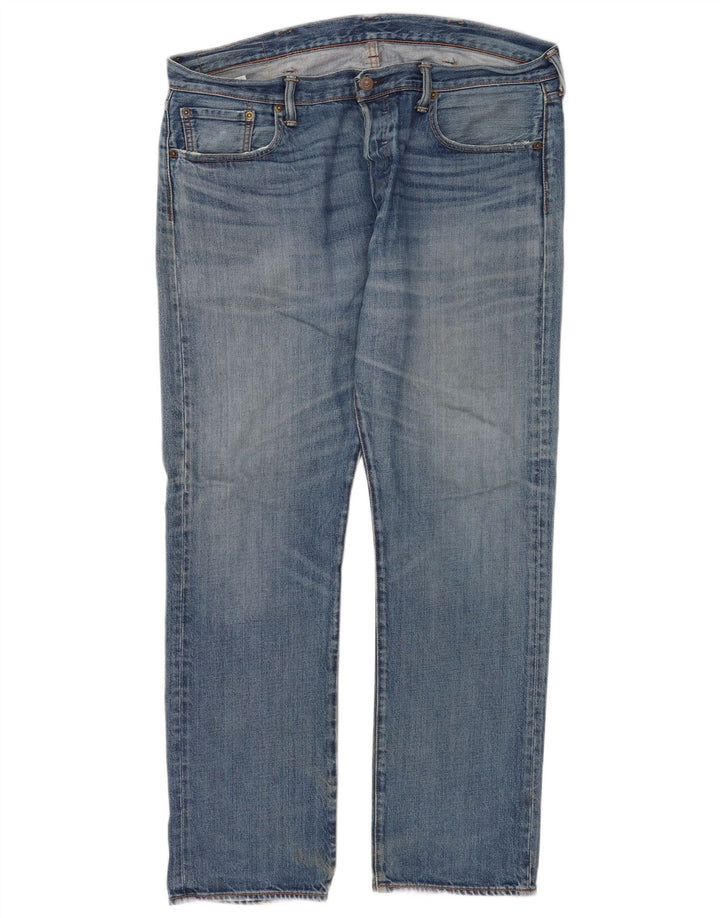 Levi's Mens 501 Straight Jeans W38 L32 Blue Cotton