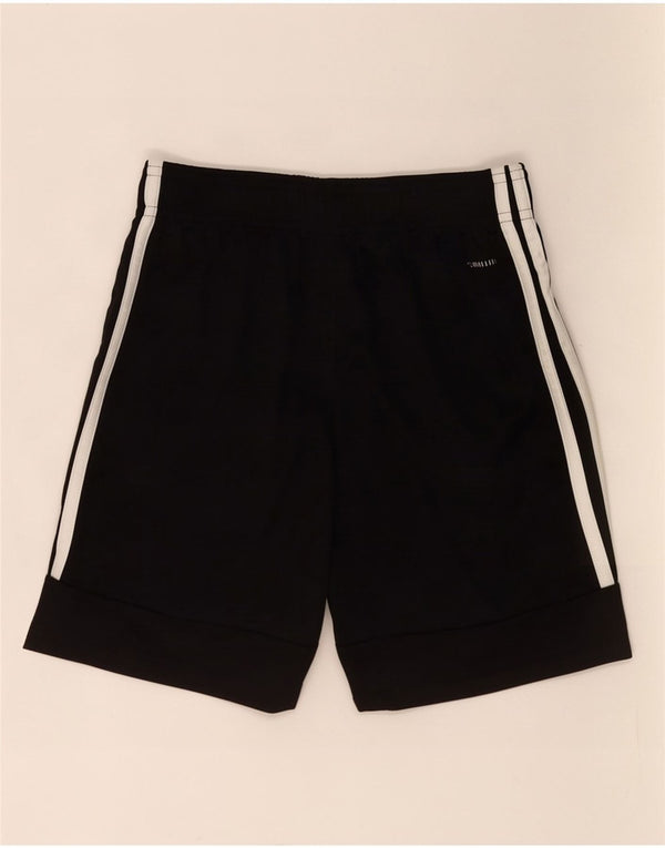 Adidas Boys Climalite Sport Shorts 10-11 Years Black Polyester
